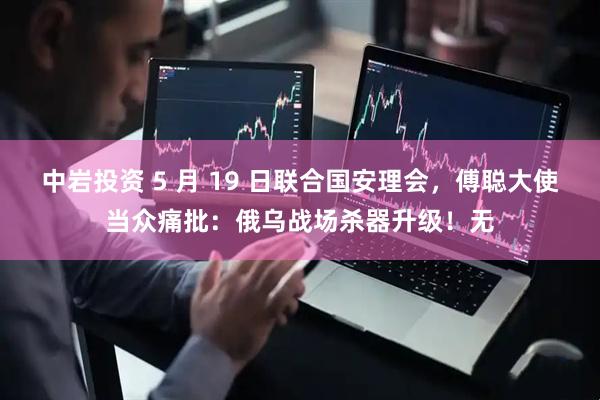 中岩投资 5 月 19 日联合国安理会，傅聪大使当众痛批：俄乌战场杀器升级！无